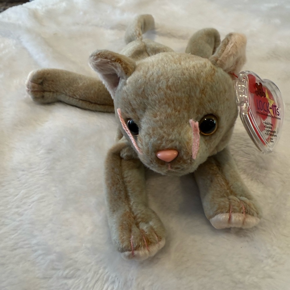 Gray Plush Cat Toy